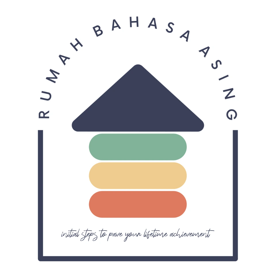 Brand logo rumah-bahasa-asing